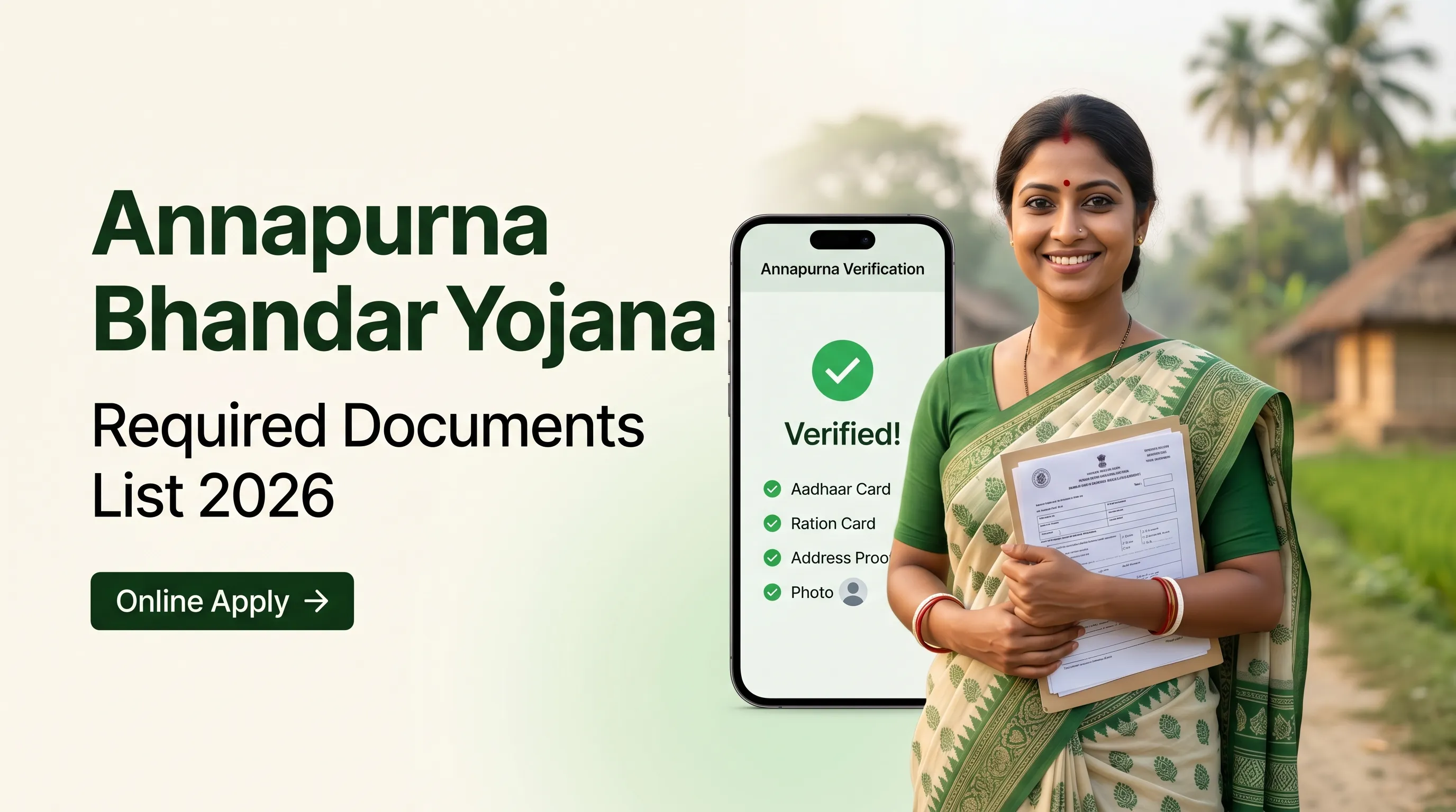 Annapurna Bhandar Yojana Documents